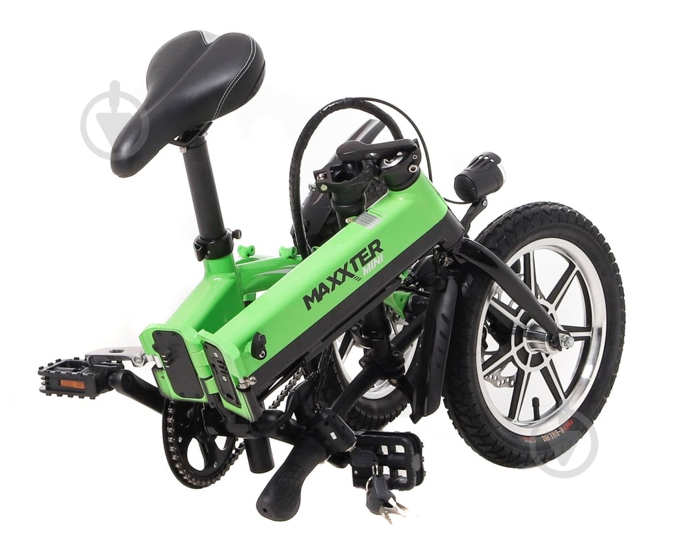 Електровелосипед Maxxter Mini black/green - фото 12 Електровелосипед Maxxter Mini black/green - фото 12