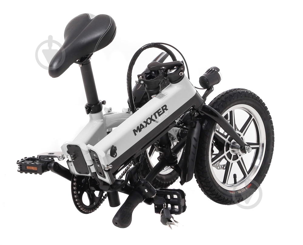 Электровелосипед Maxxter Mini black/white - фото 11