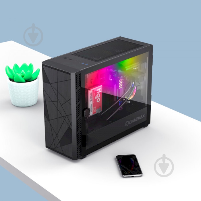 Корпус GameMax Ultra Star Black - фото 7