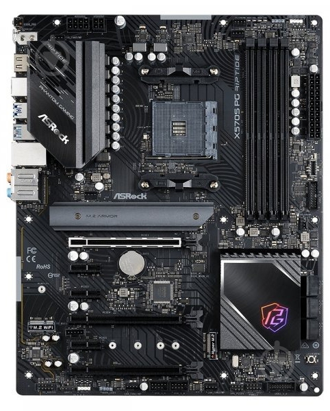 Материнская плата ASRock X570S PG RIPTIDE (Socket AM4, AMD X570, ATX) - фото 1