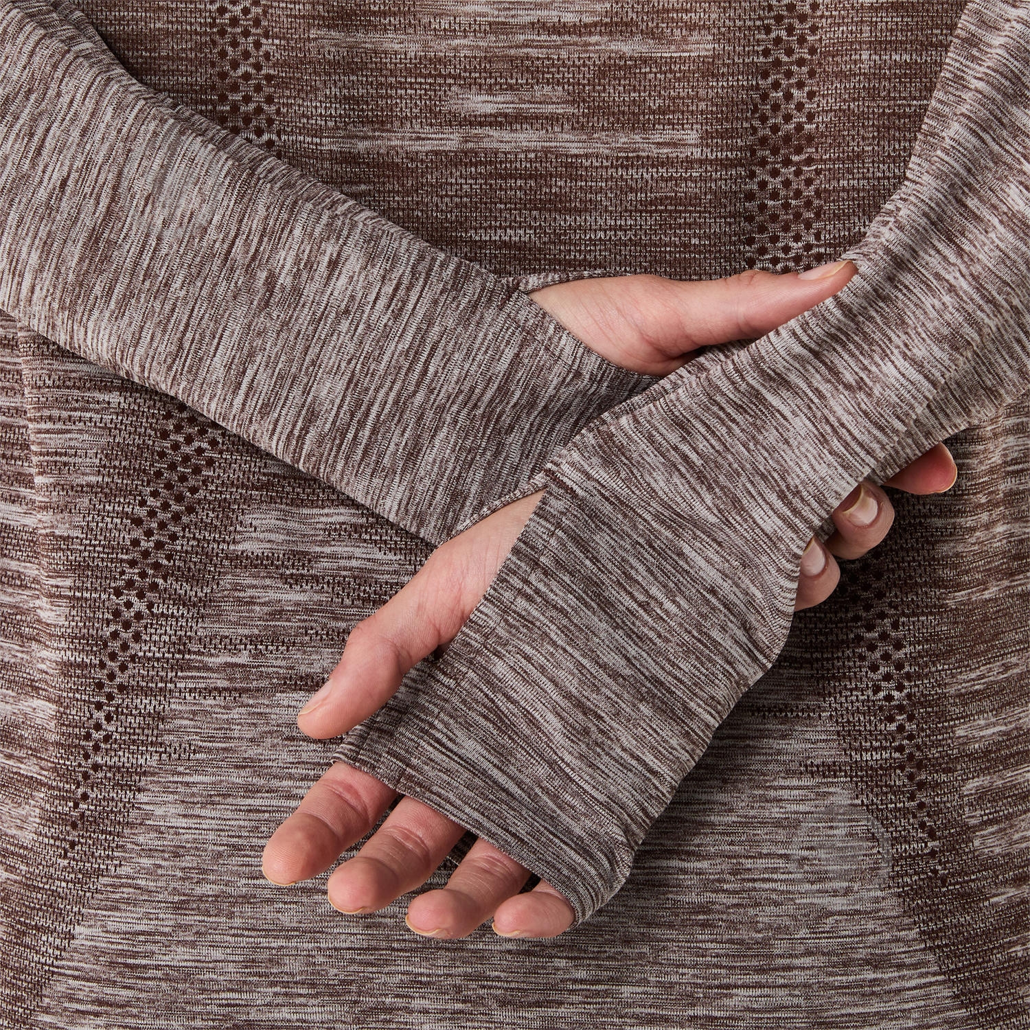 Лонгслів Asics SEAMLESS LS TOP 2012C392-021 р.S коричневий - фото 6 Лонгслів Asics SEAMLESS LS TOP 2012C392-021 р.S коричневий - фото 6