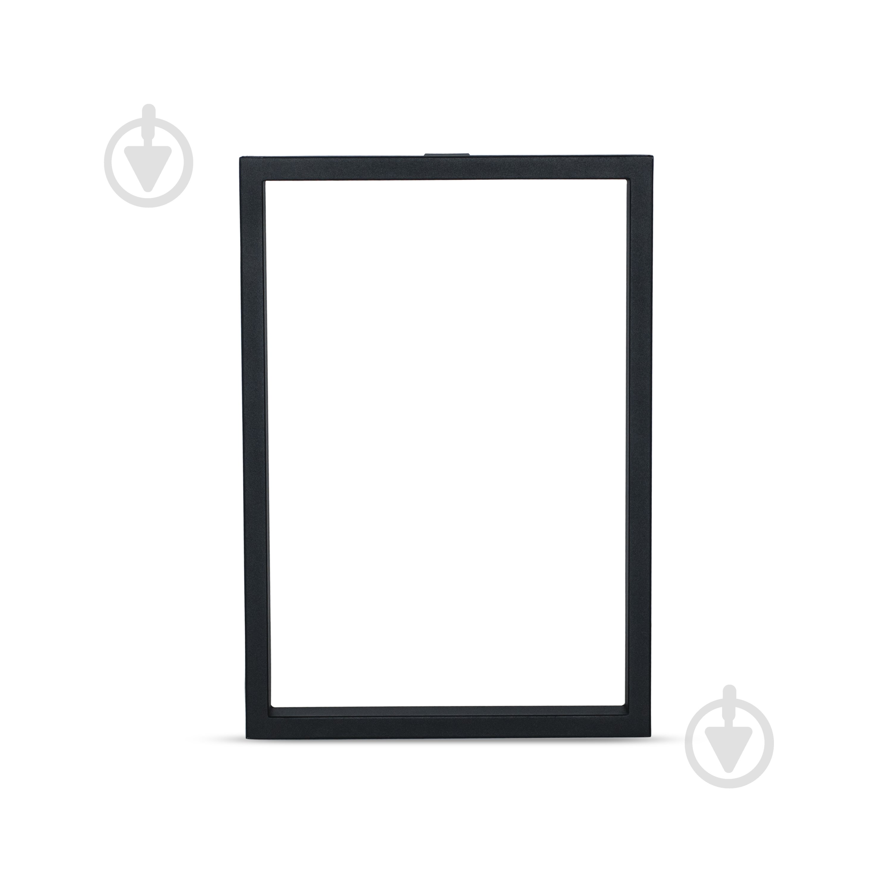 Ножка для лавки П-образная 350x500 мм чорная - фото 3