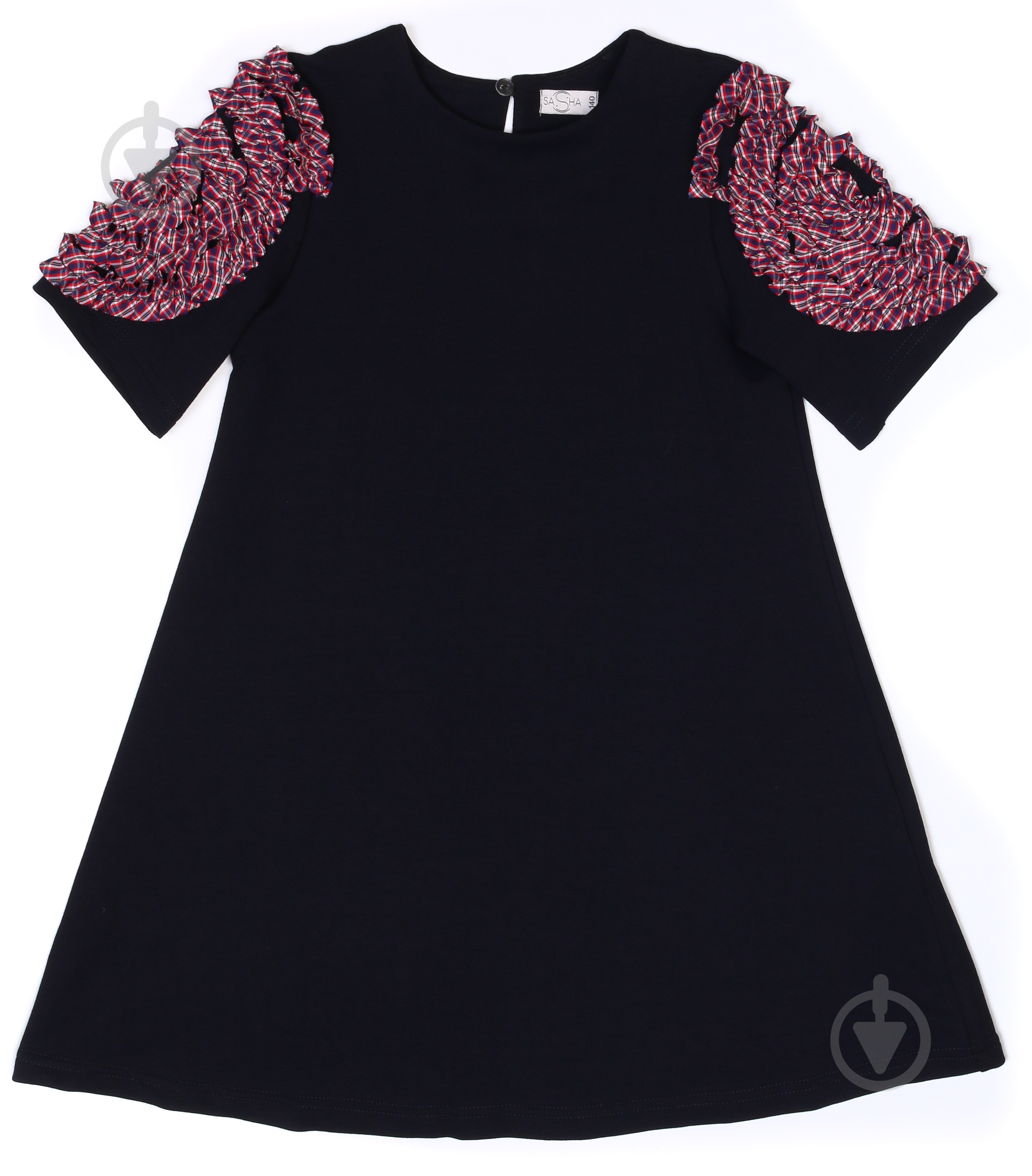 Платье Sasha р.146 синий 4763/22 - фото 1