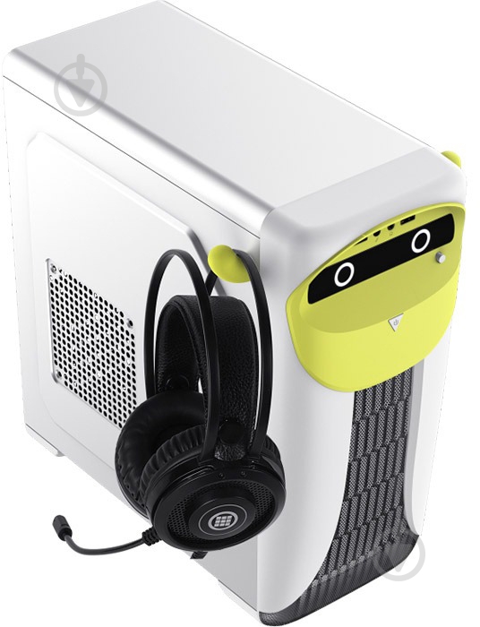 Корпус GameMax CUTEOWL White-Yellow - фото 4