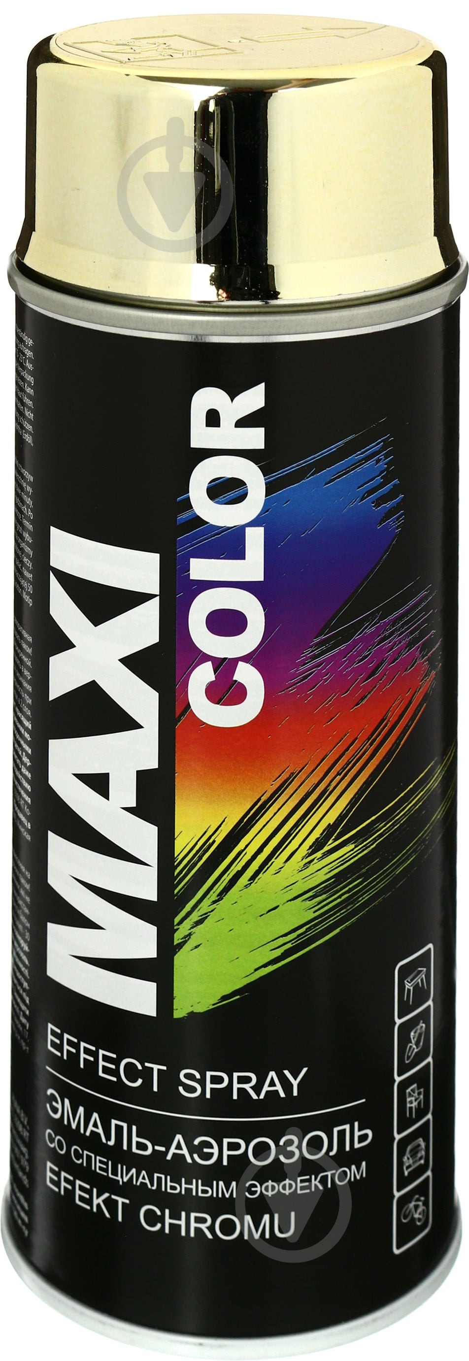 Эмаль аэрозольная Maxi Color эффект золота 400 мл - фото 1