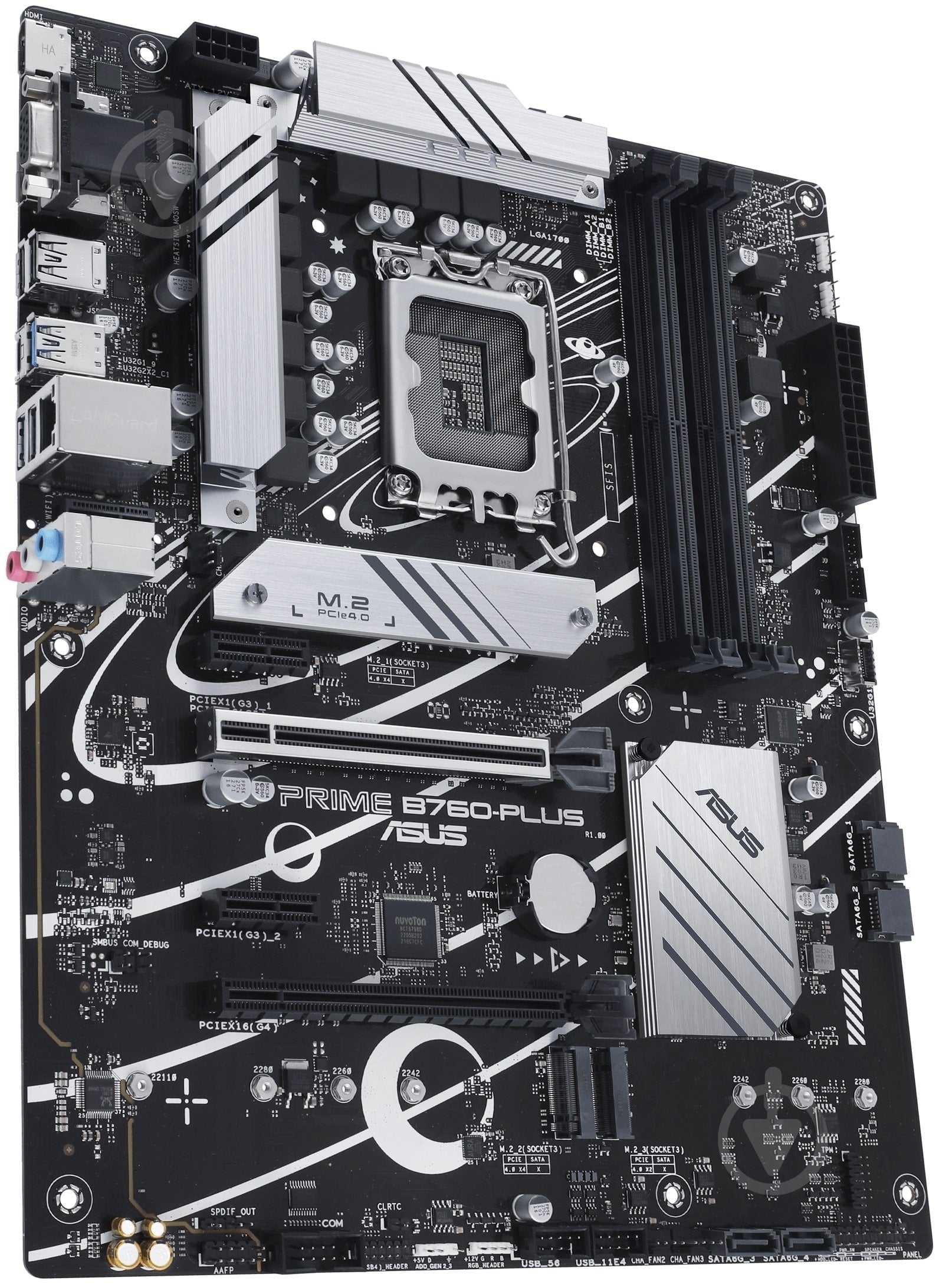 Материнская плата Asus 90MB1EF0-M0EAY0 (Socket 1700, Intel B760, ATX) - фото 2 Материнская плата Asus 90MB1EF0-M0EAY0 (Socket 1700, Intel B760, ATX) - фото 2