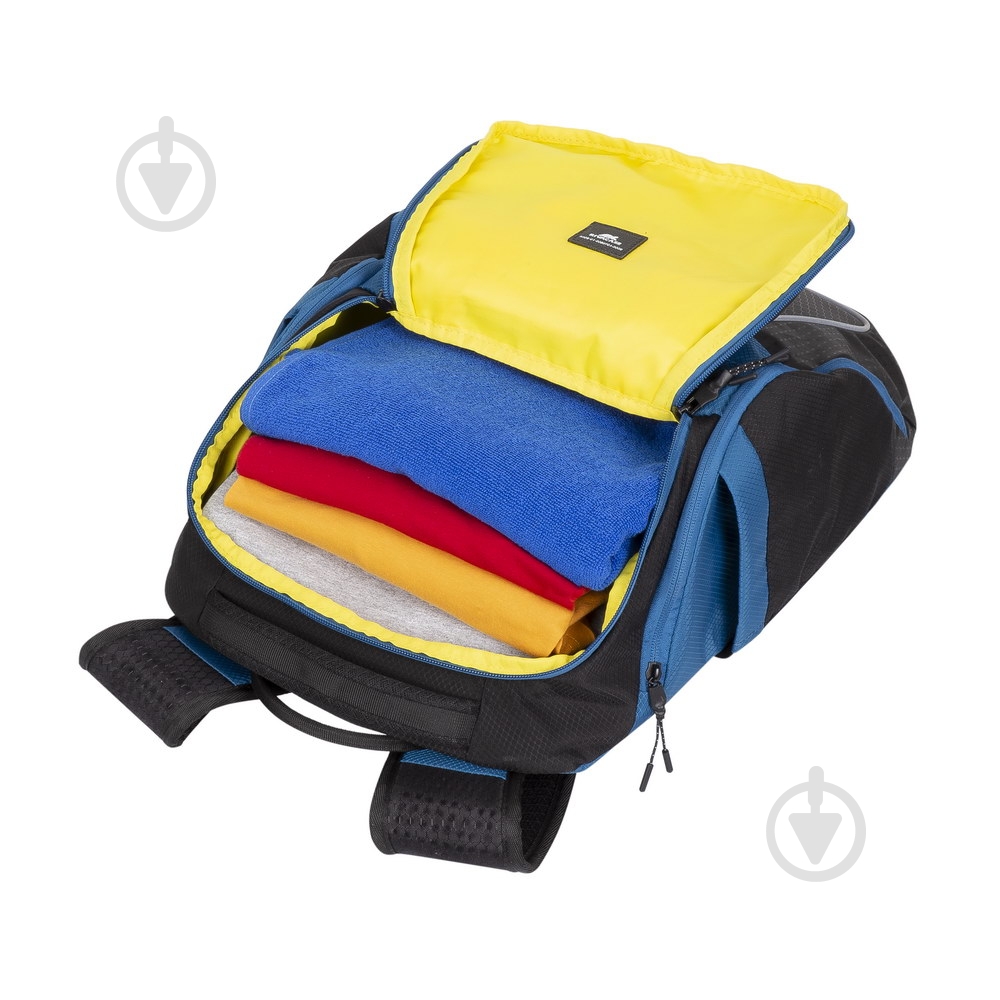 Рюкзак для ноутбука RivaCase 15.6" (5225 (Black/blue)) - фото 7 Рюкзак для ноутбука RivaCase 15.6" (5225 (Black/blue)) - фото 7