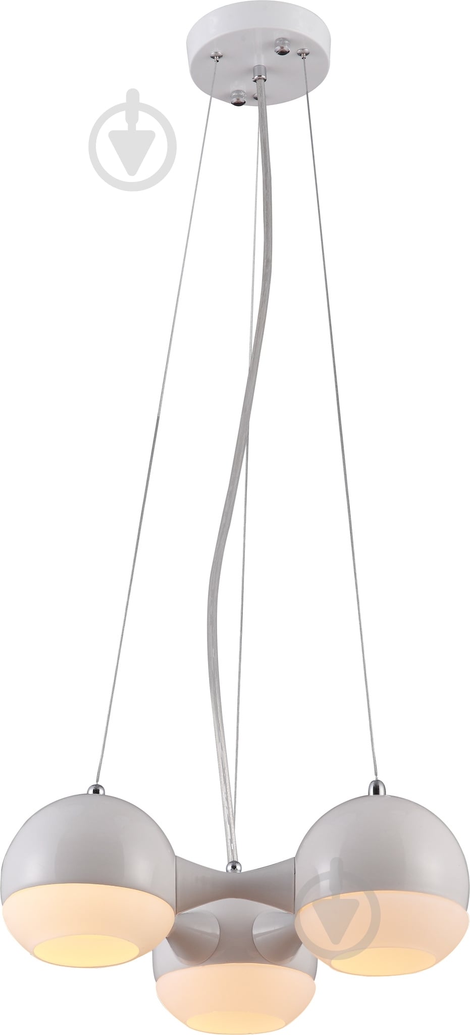 Подвес Altalusse 3x40 Вт E27 белый INL-9374P-03 White - фото 1