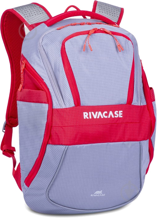 Рюкзак для ноутбука RivaCase 15.6" (5225 (Grey/red)) - фото 1