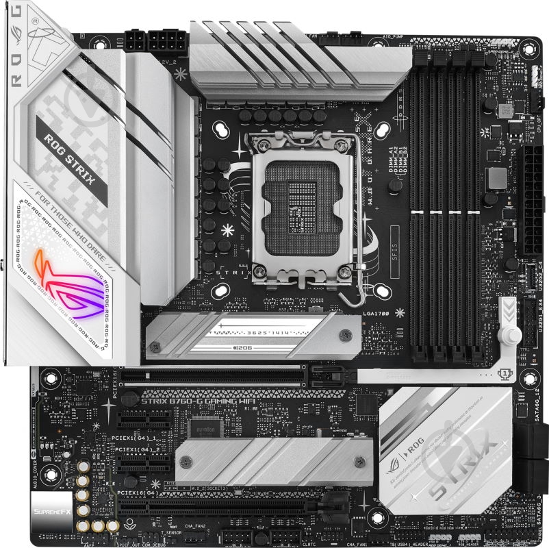 Материнская плата Asus 90MB1EQ0-M0EAY0 (Socket 1700, Intel B760, micro ATX) - фото 1