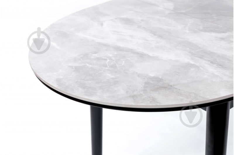 Стол обеденный Мікс Меблі Титан XS-1309 (керамика, глянец) 1100(1400)x750x760мм бетон/черный - фото 2 Стол обеденный Мікс Меблі Титан XS-1309 (керамика, глянец) 1100(1400)x750x760мм бетон/черный - фото 2