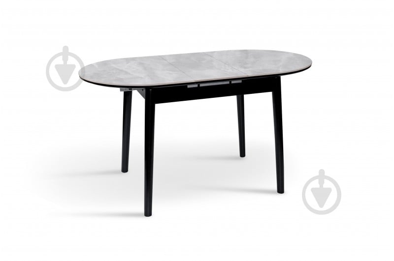 Стол обеденный Мікс Меблі Титан XS-1309 (керамика, глянец) 1100(1400)x750x760мм бетон/черный - фото 1 Стол обеденный Мікс Меблі Титан XS-1309 (керамика, глянец) 1100(1400)x750x760мм бетон/черный - фото 1