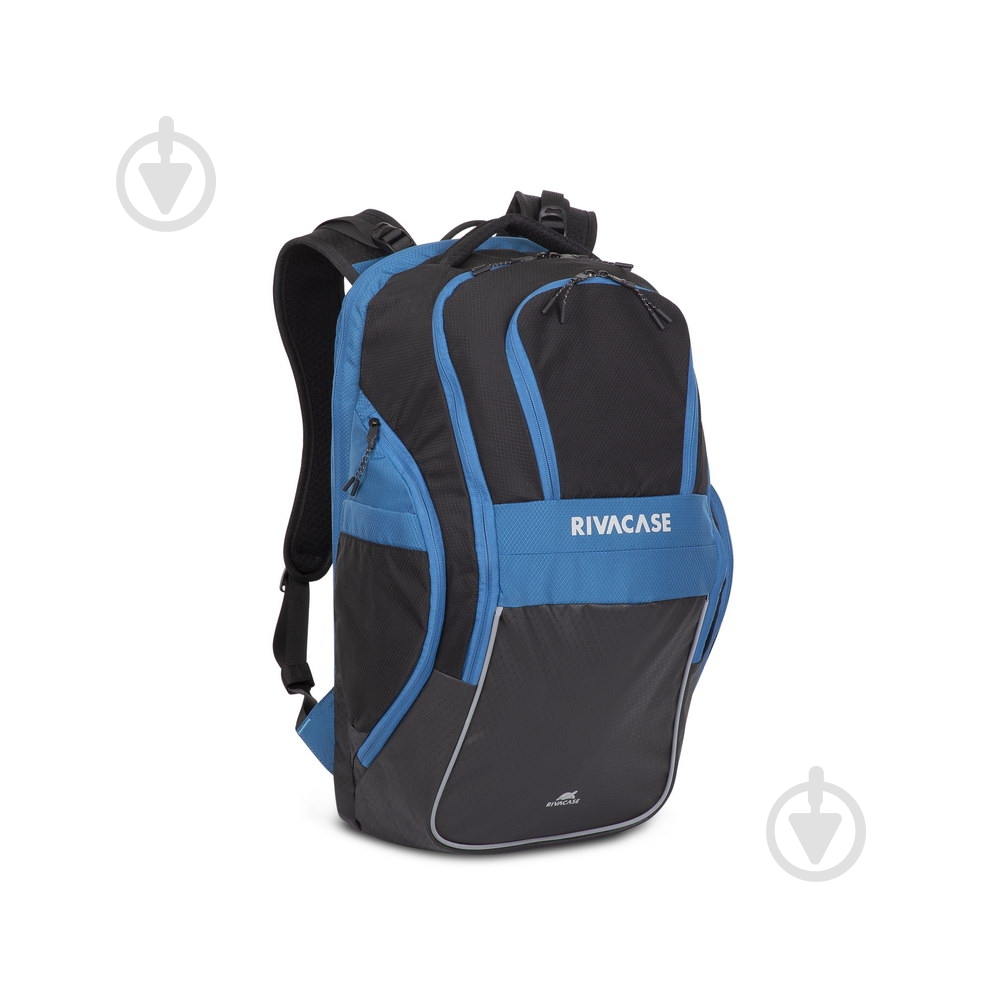 Рюкзак для ноутбука RivaCase 17.3" (5265 (Black/blue)) - фото 2