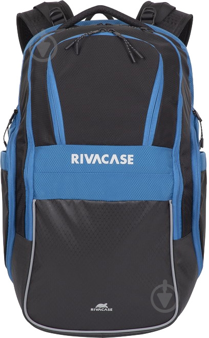 Рюкзак для ноутбука RivaCase 17.3" (5265 (Black/blue)) - фото 1