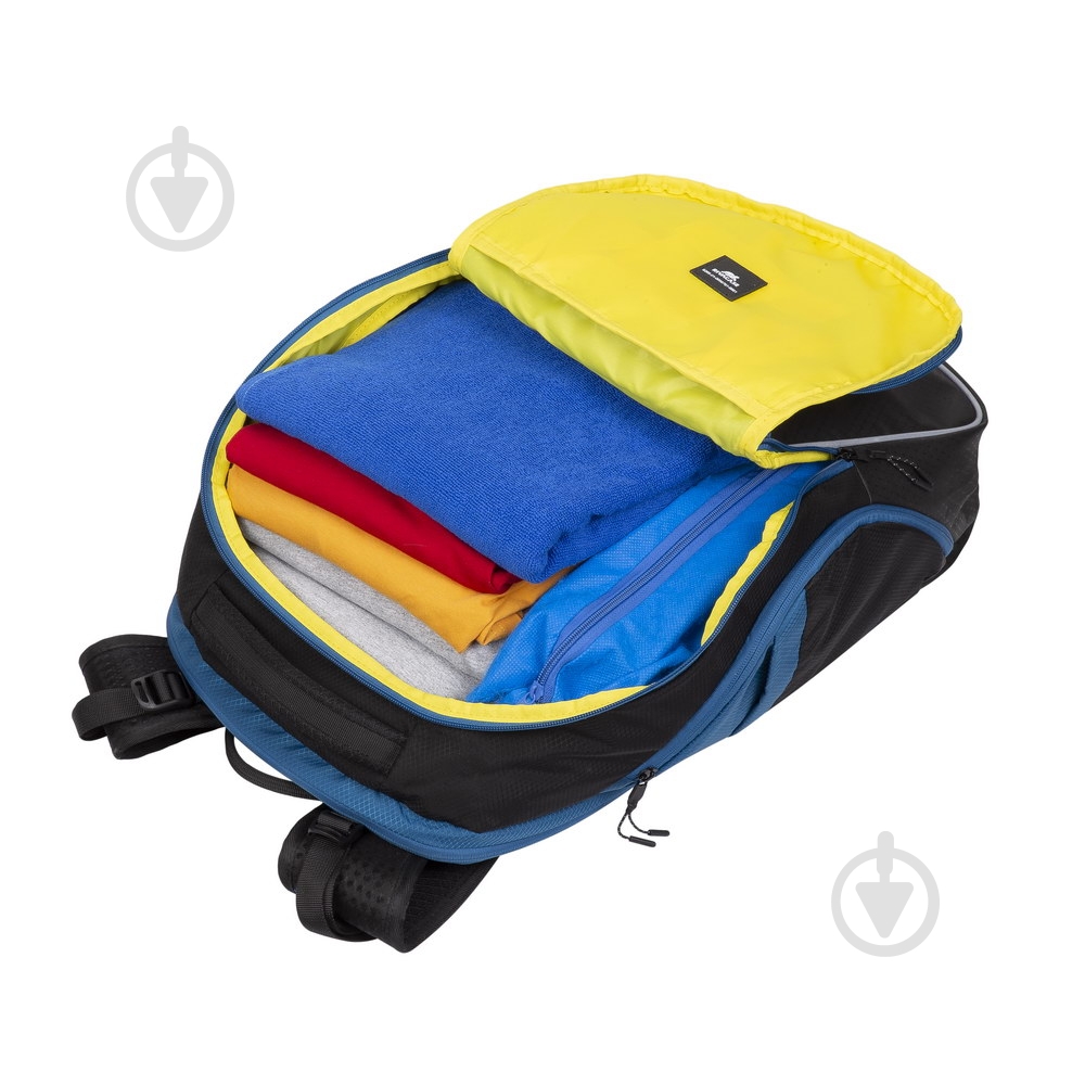 Рюкзак для ноутбука RivaCase 17.3" (5265 (Black/blue)) - фото 5