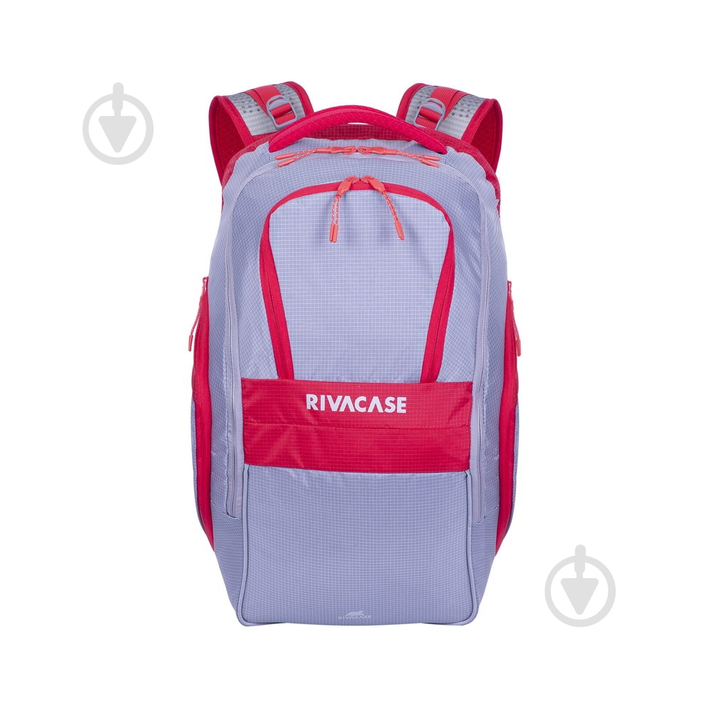 Рюкзак для ноутбука RivaCase 17.3" (5265 (Grey/red)) - фото 5