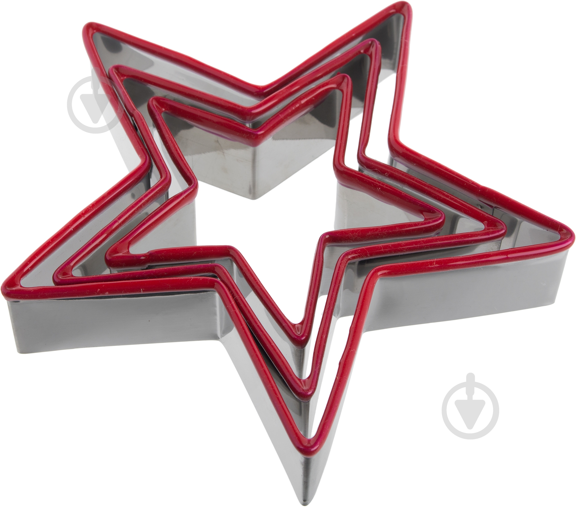 Набор форм для вырезания печенья Zenker Звезды 3 шт. 689570 - фото 1 Набор форм для вырезания печенья Zenker Звезды 3 шт. 689570 - фото 1