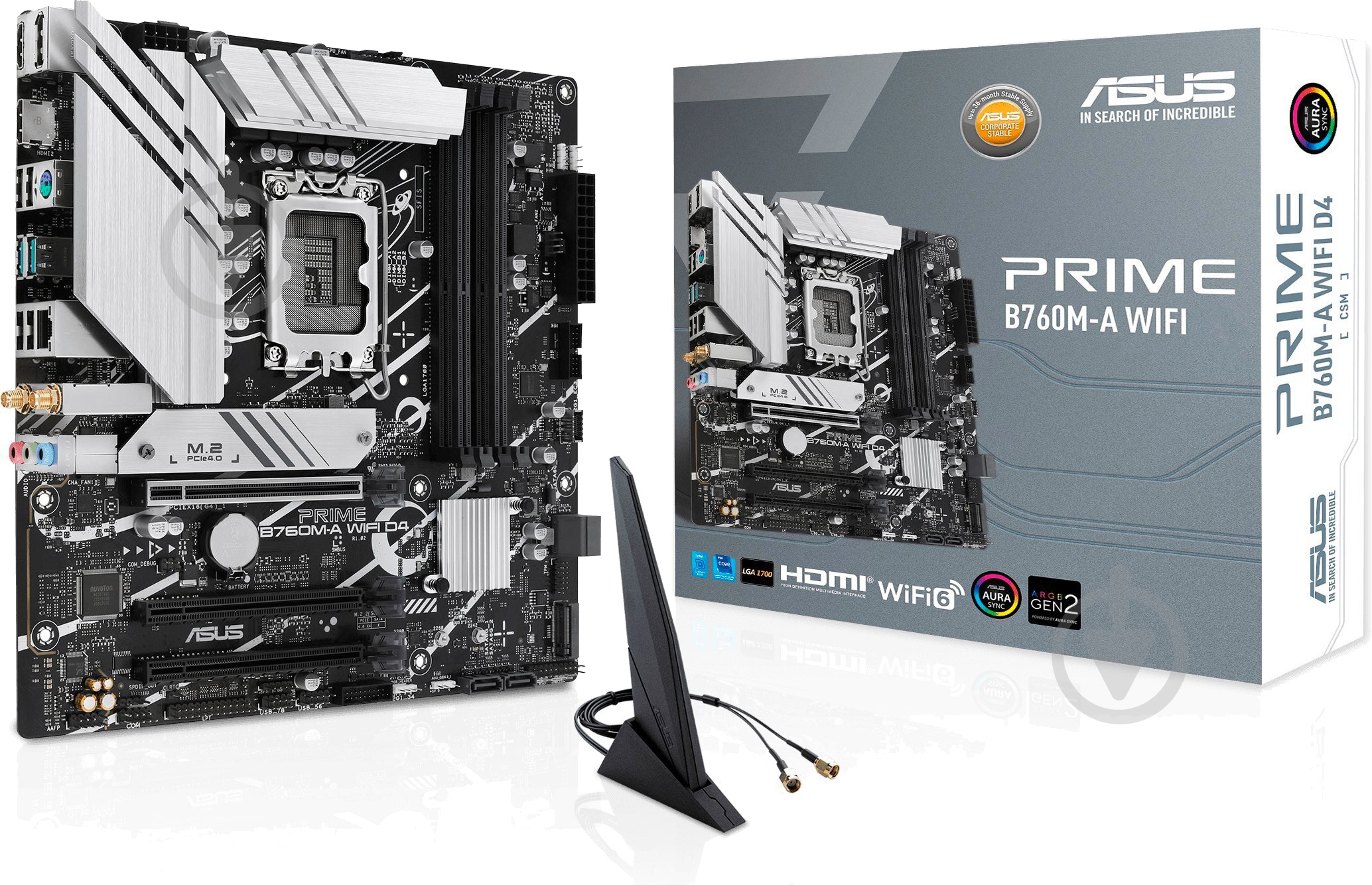 Материнская плата Asus 90MB1EL0-M0EAY0 (Socket 1700, Intel B760, micro ATX) - фото 6