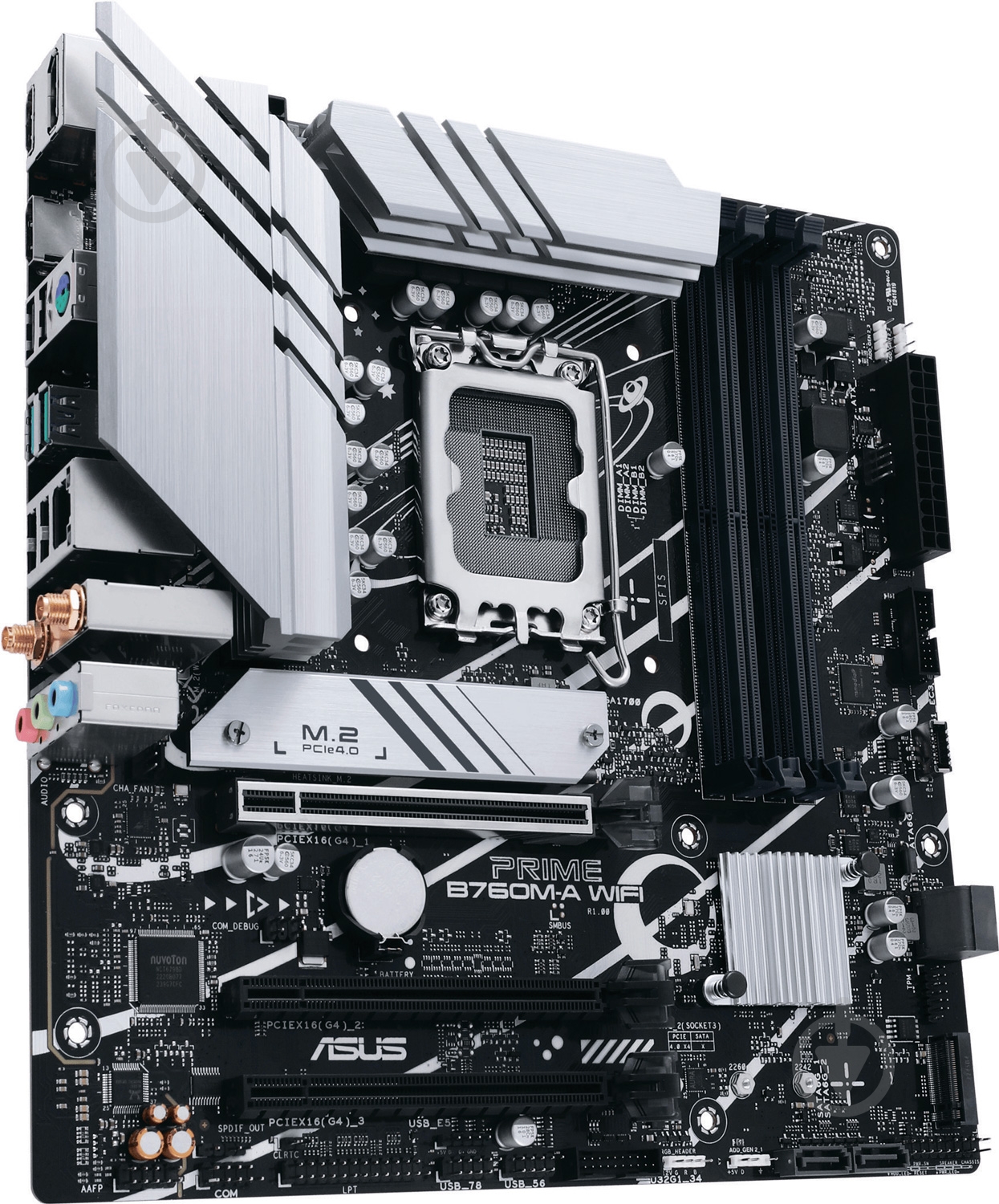 Материнская плата Asus 90MB1EL0-M0EAY0 (Socket 1700, Intel B760, micro ATX) - фото 2