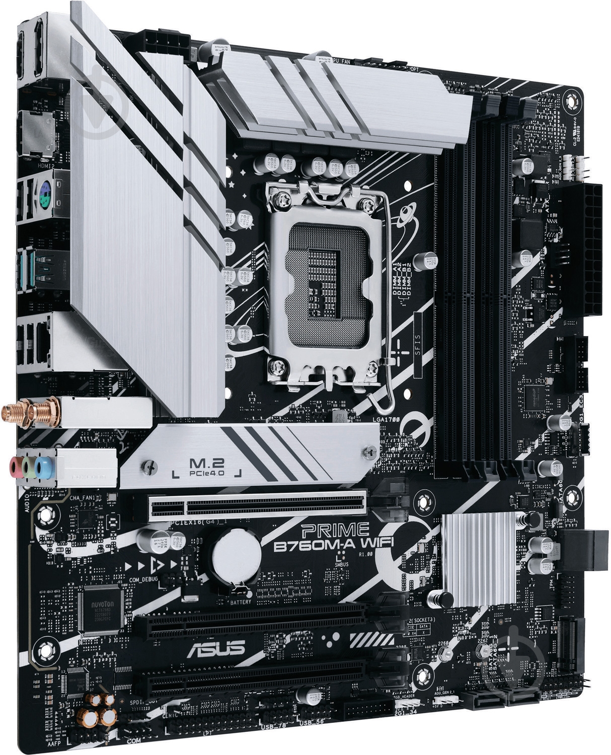 Материнская плата Asus 90MB1EL0-M0EAY0 (Socket 1700, Intel B760, micro ATX) - фото 3