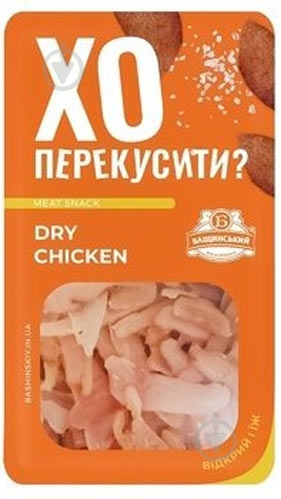 Снеки Бащинський Dry chicken hot 50 г - фото 1