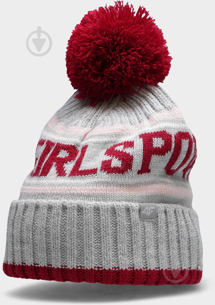 Шапка 4F HJZ22-JCAD005-27M р.one size серый - фото 1 Шапка 4F HJZ22-JCAD005-27M р.one size серый - фото 1