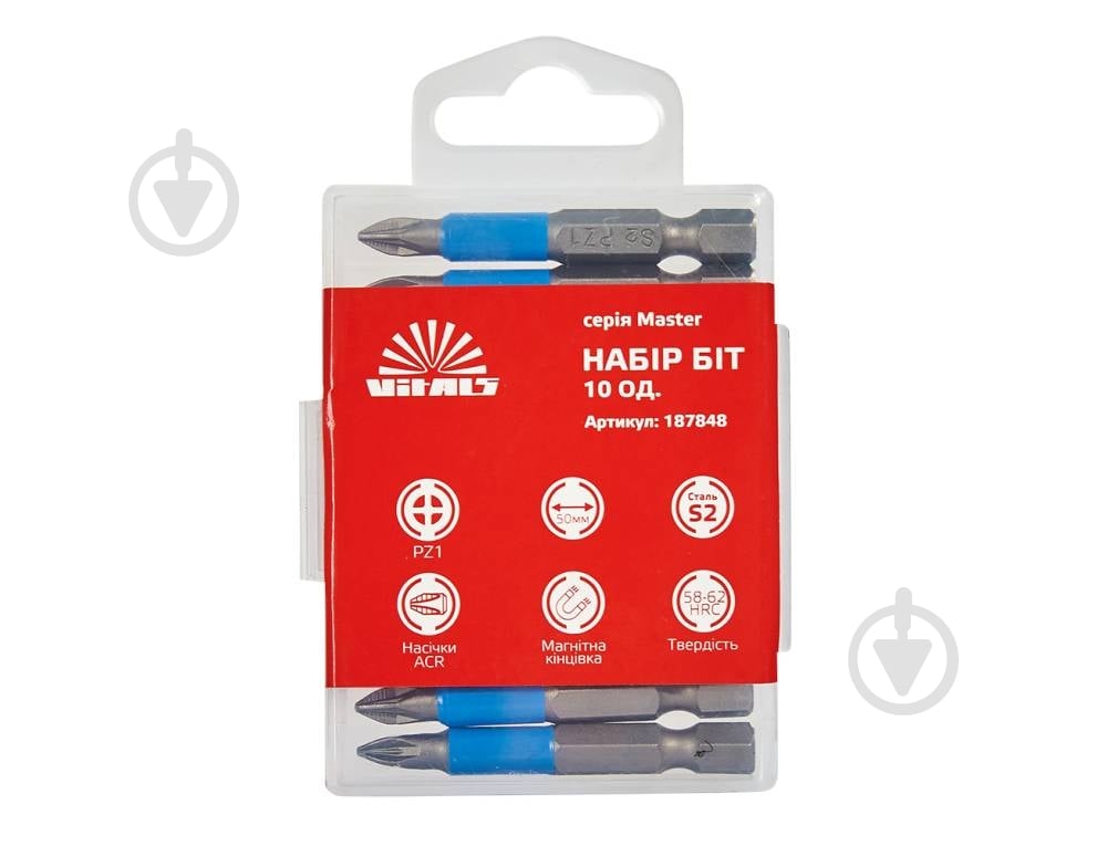 Бита Vitals 10 шт. 187848 - фото 1