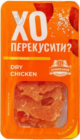 Снеки Бащинський Dry chicken 50 г - фото 1 Снеки Бащинський Dry chicken 50 г - фото 1