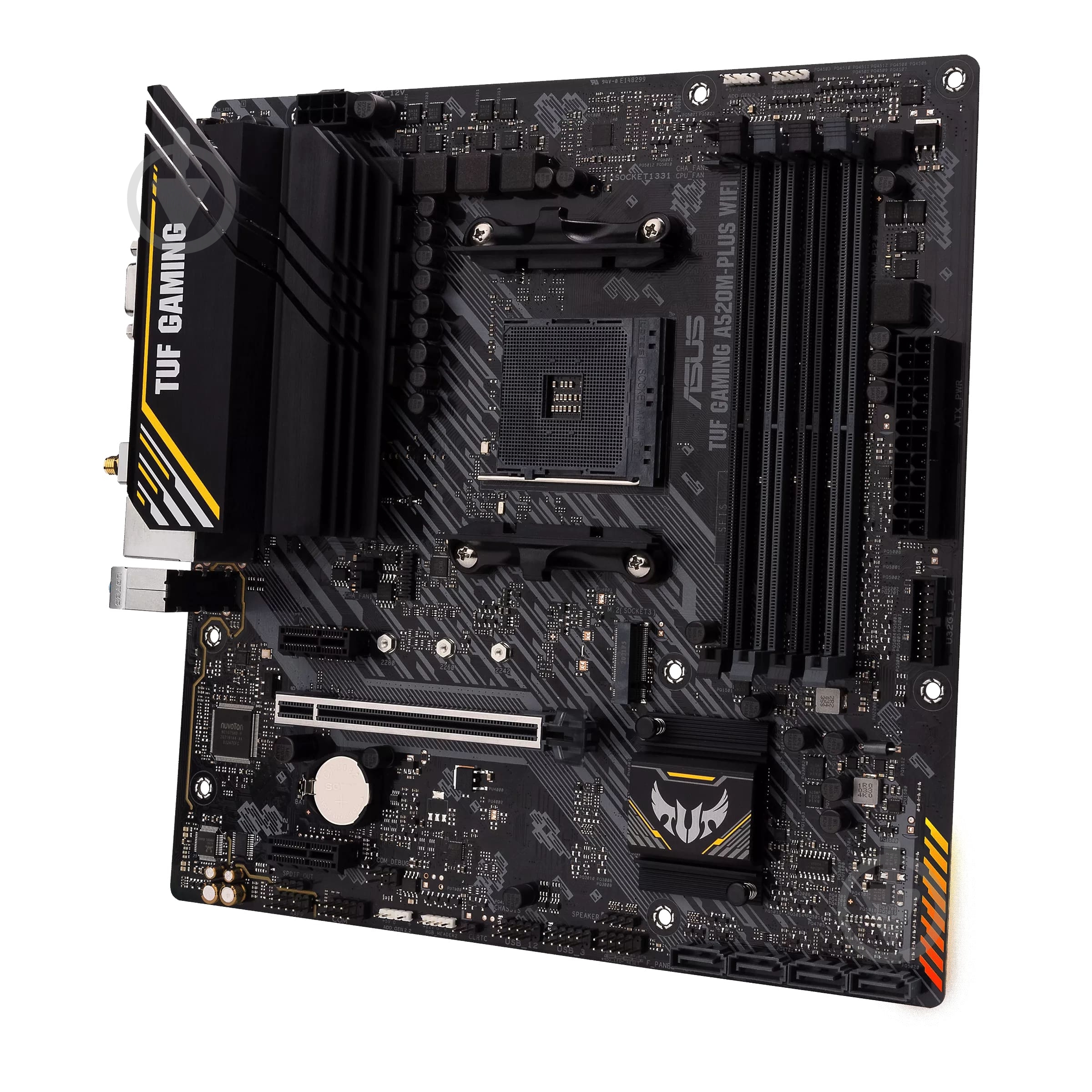Материнская плата Asus 90MB17F0-M0EAY0 (Socket AM4, AMD A520, micro ATX) - фото 4