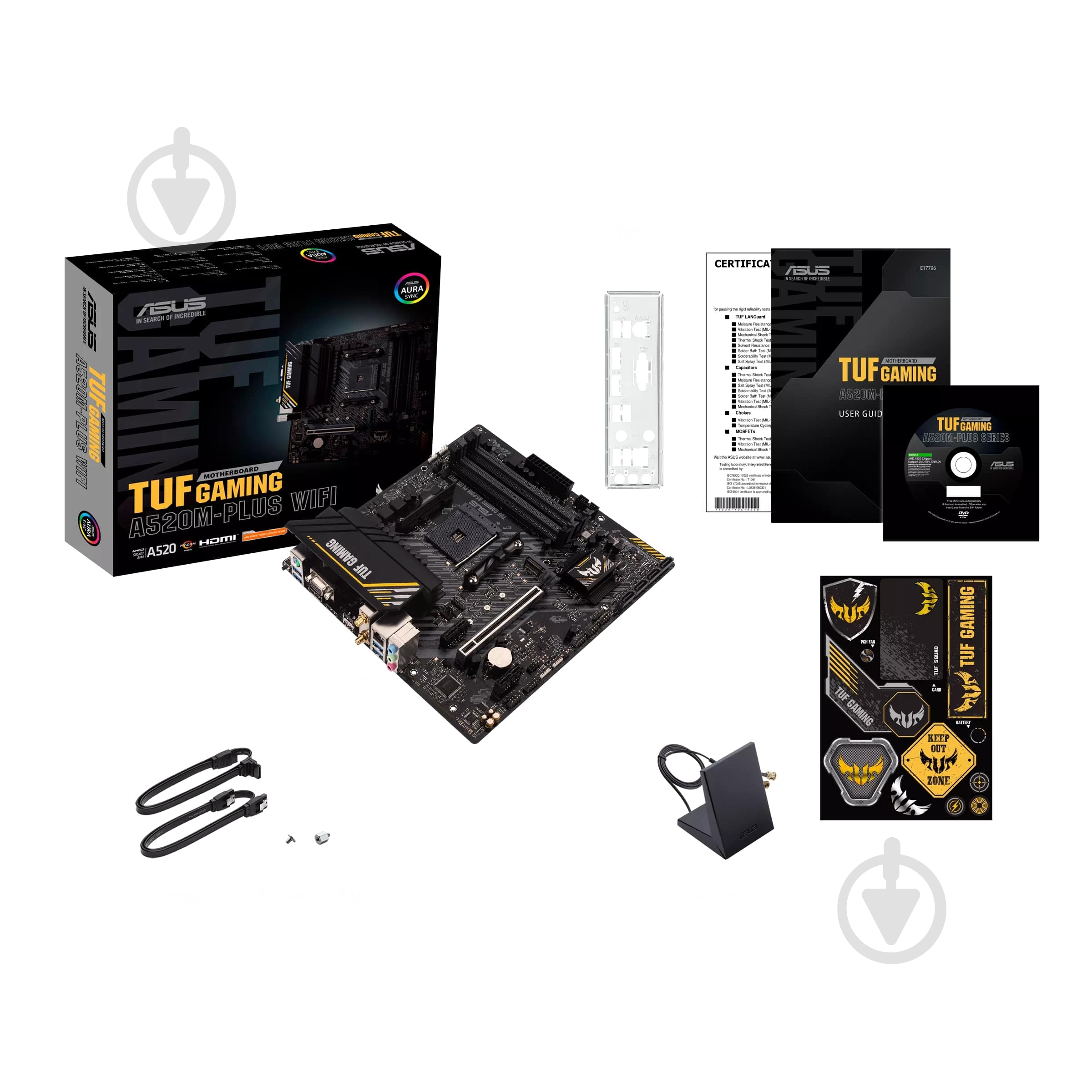 Материнская плата Asus 90MB17F0-M0EAY0 (Socket AM4, AMD A520, micro ATX) - фото 6