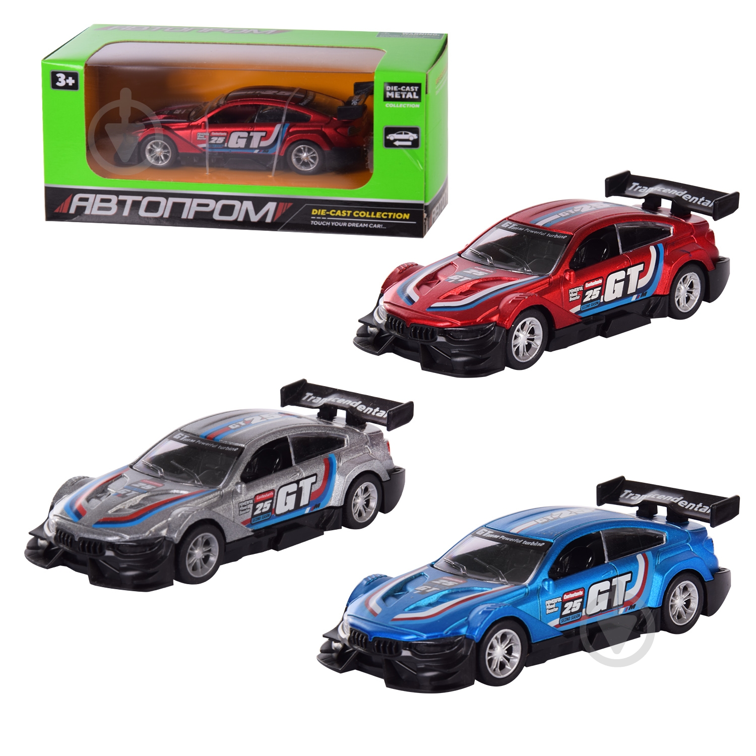 Автомодель Автопром 1:32 (ассортимент) A3625 - фото 1 Автомодель Автопром 1:32 (ассортимент) A3625 - фото 1