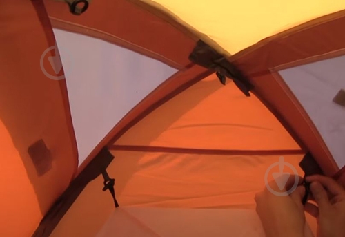 Палатка туристическая Easy Camp Meteor 300 Gold Red 120358 - фото 4