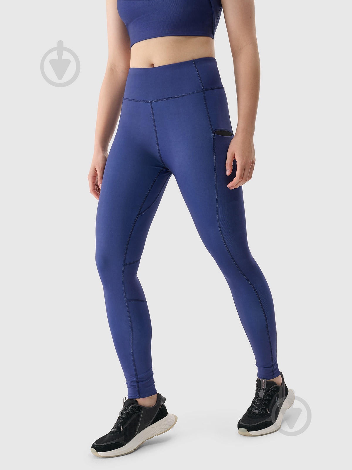 Лосины 4F TIGHTS FNK F304 4FWSS25TFTIF304-30S р.XL синий - фото 1