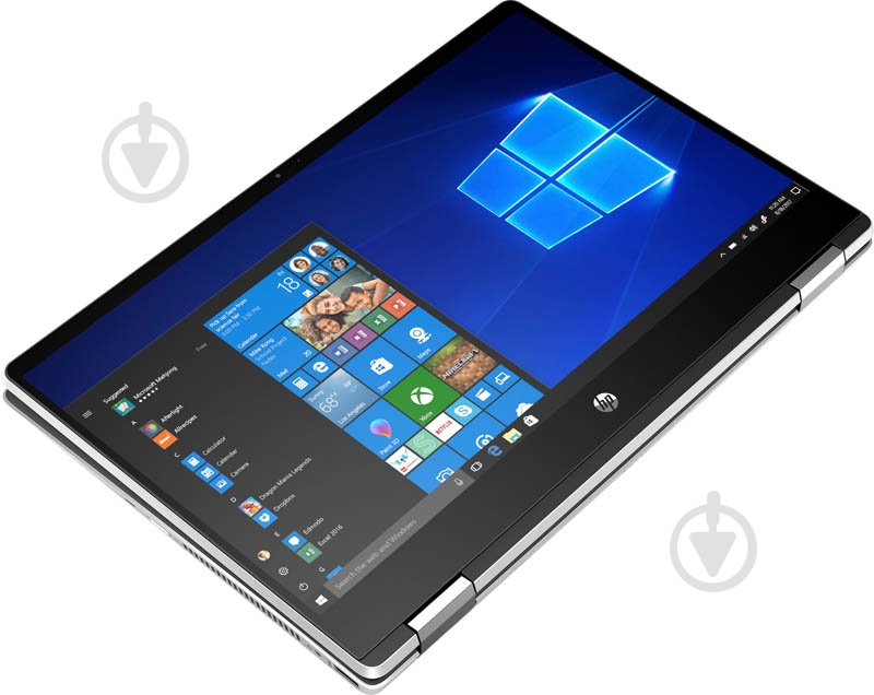 Ноутбук HP Pavilion x360 14" (7VW45EA) silver - фото 4