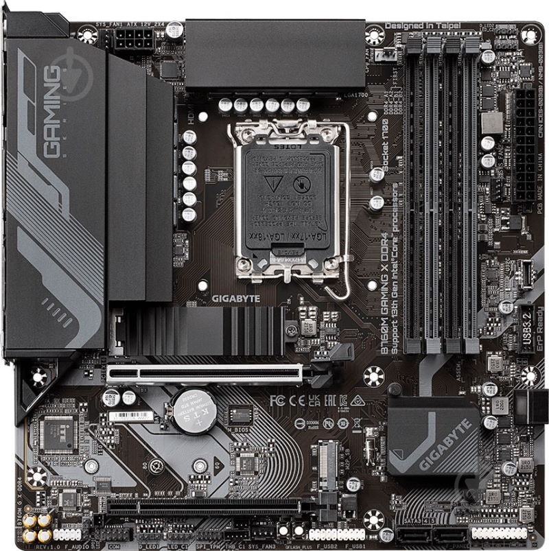 Материнская плата Gigabyte B760M GAMING X DDR4 (Socket 1700, Intel B760, micro ATX) - фото 4