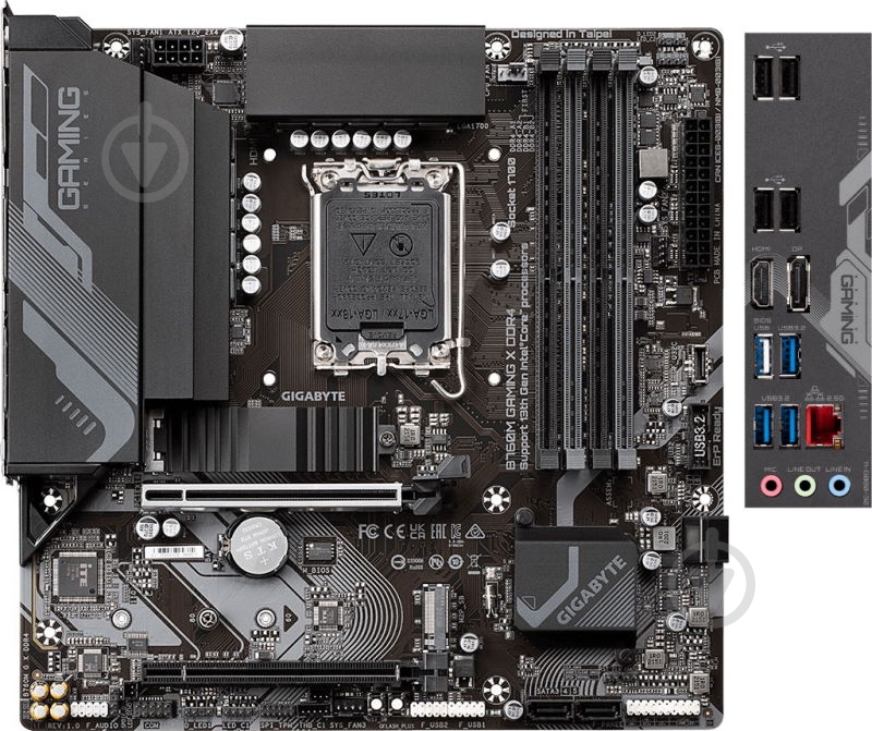 Материнская плата Gigabyte B760M GAMING X DDR4 (Socket 1700, Intel B760, micro ATX) - фото 1