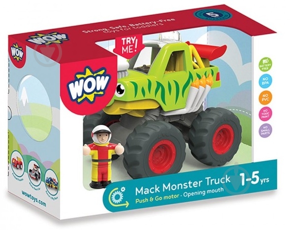 Игрушка Wow Грузовичок МАК МОНСТР 10325 - фото 4 Игрушка Wow Грузовичок МАК МОНСТР 10325 - фото 4