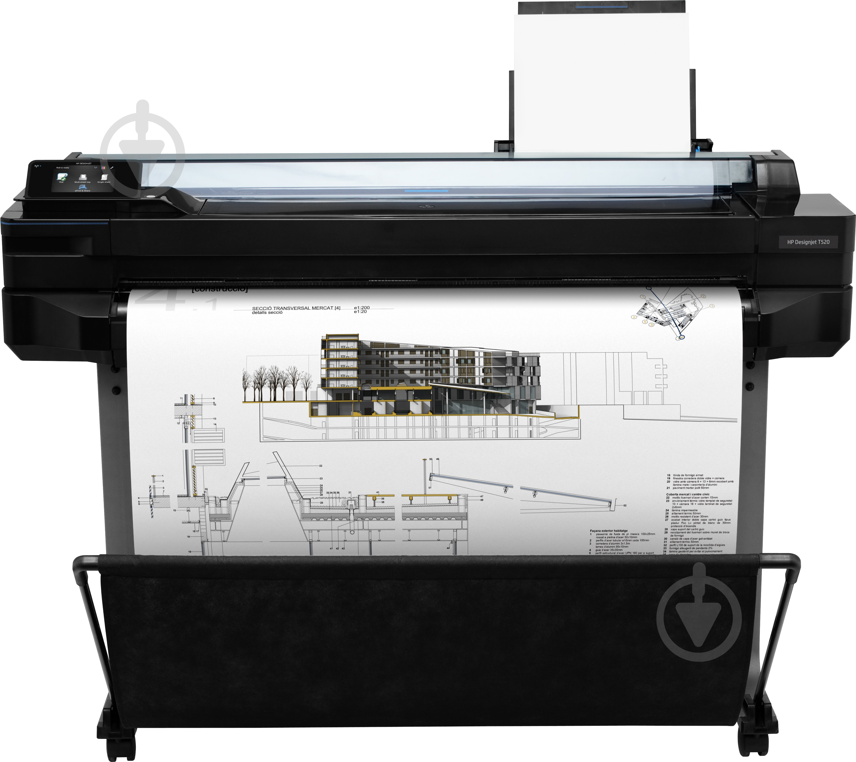 Принтер HP DesignJet T520 36 А0 (CQ893C) - фото 5 Принтер HP DesignJet T520 36 А0 (CQ893C) - фото 5