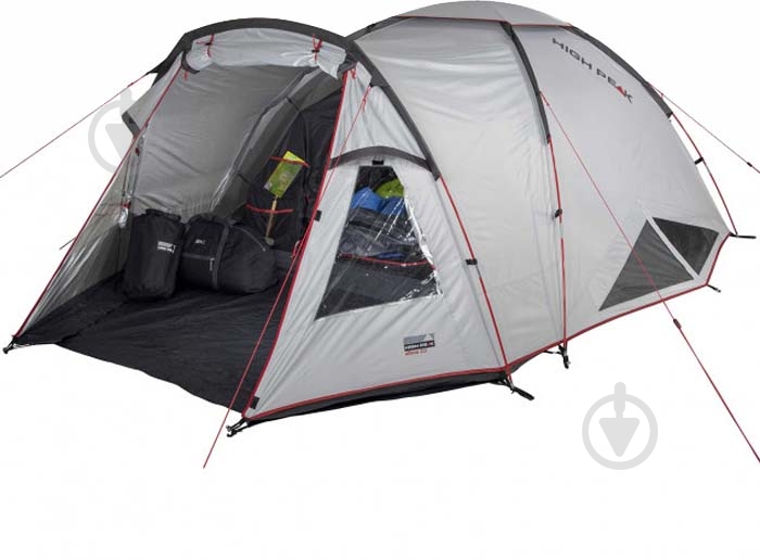Палатка туристическая High Peak Alfena 3.0 Nimbus Grey 11433 - фото 7