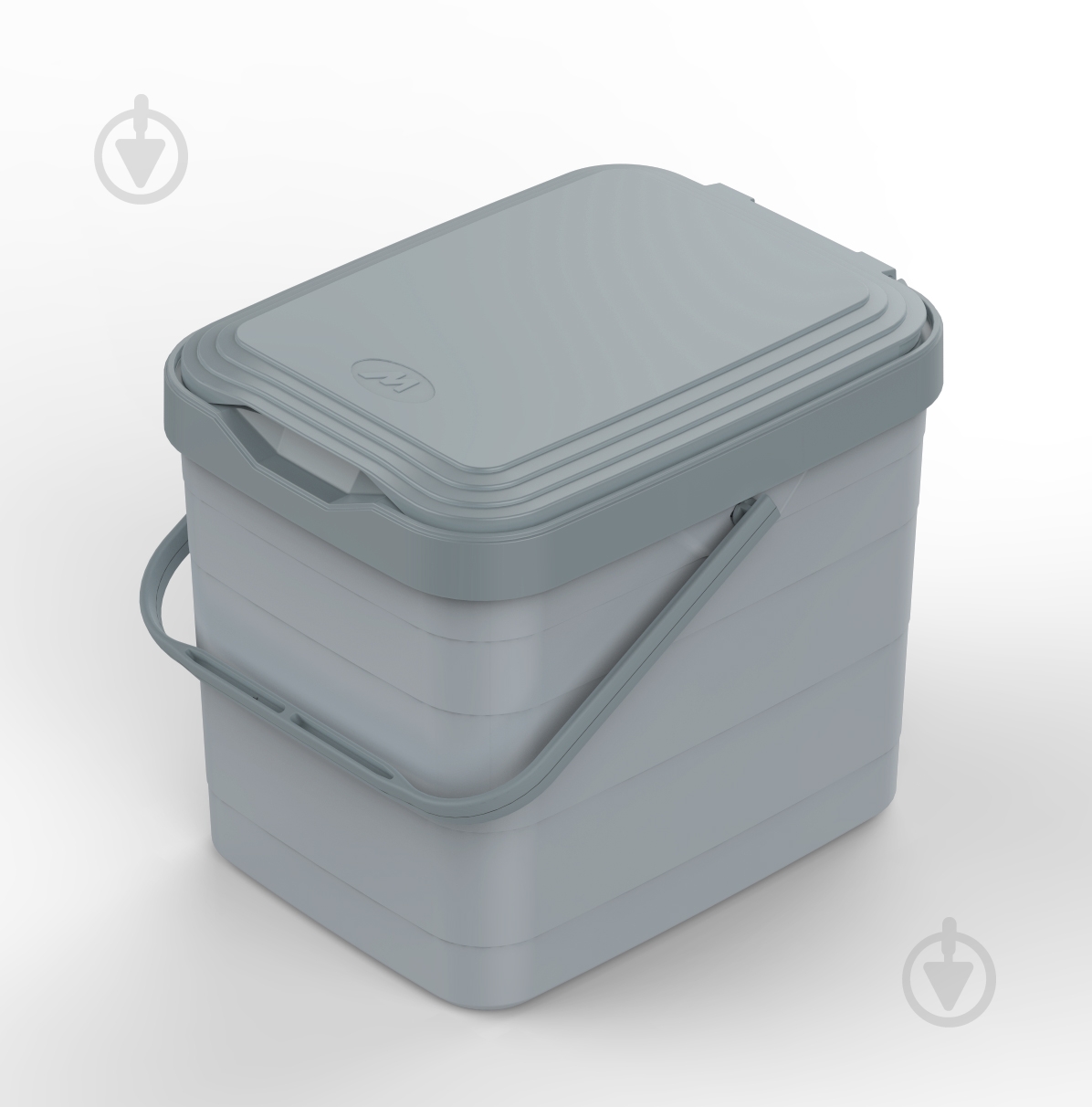 Ведро для мусора Mazzei 8 л синий - фото 1