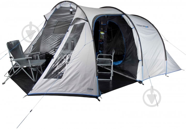 Палатка туристическая High Peak Ancona 4.0 Nimbus Grey 10243 - фото 4 Палатка туристическая High Peak Ancona 4.0 Nimbus Grey 10243 - фото 4