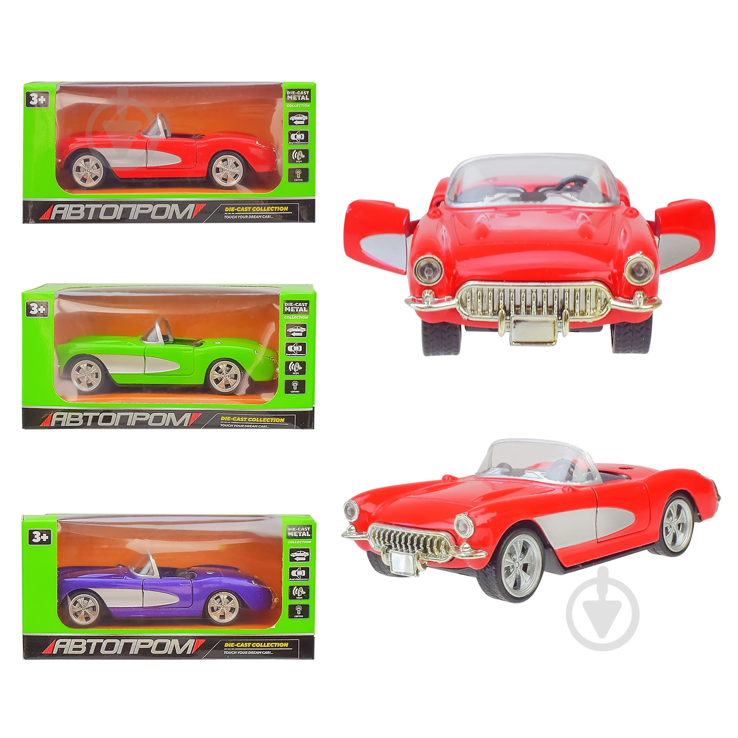 Автомодель Автопром 1:32 (ассортимент) A3256 - фото 3