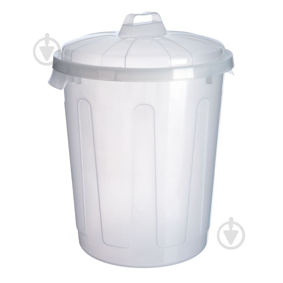 Бак для мусора с крышкой Mazzei 8 л прозрачный 1092 MN - фото 1