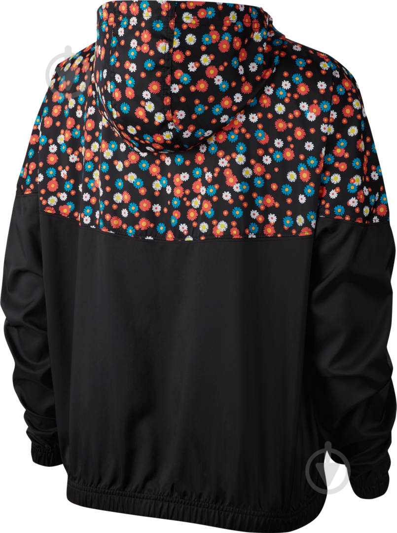 Джемпер Nike W NSW HRTG JKT WVN FLORAL CJ2471-010 р. XL черный - фото 2