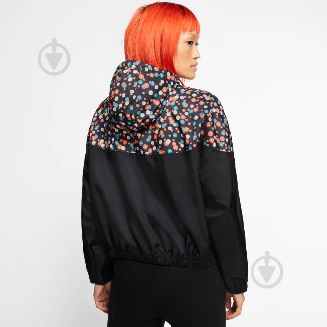 Джемпер Nike W NSW HRTG JKT WVN FLORAL CJ2471-010 р. XL черный - фото 5