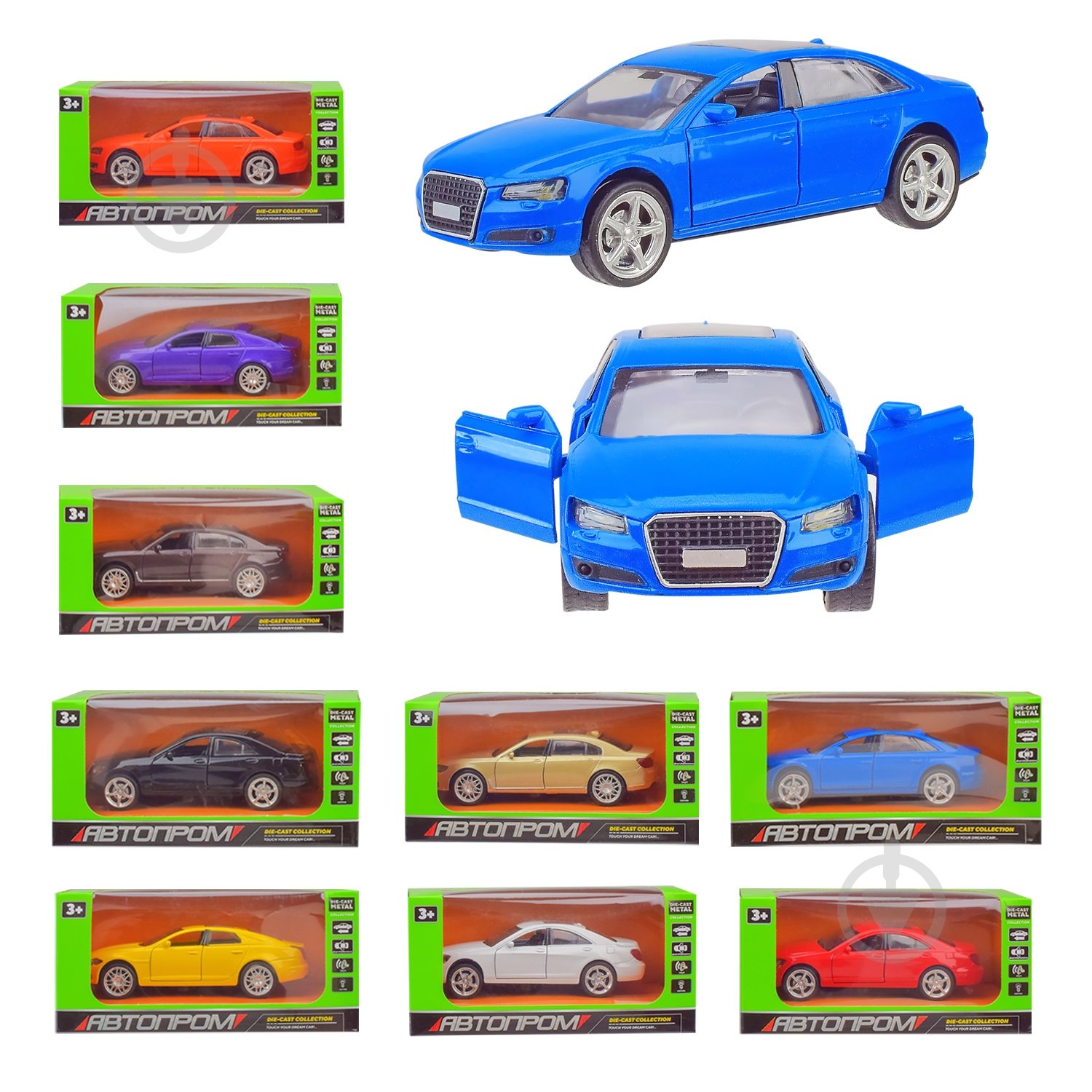 Автомодель Автопром 1:32 (ассортимент) A3257 - фото 1