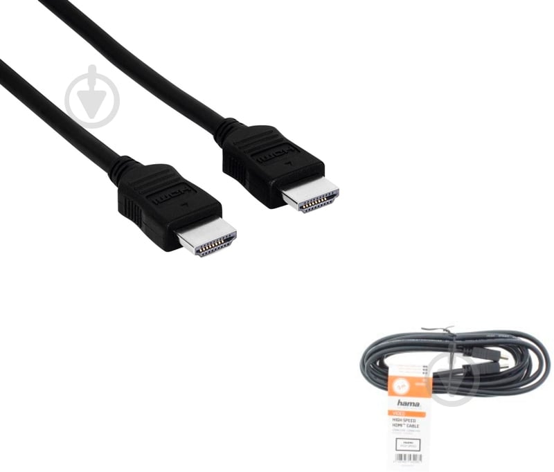 Кабель Hama HDMI - HDMI 3 м черный (205001) - фото 2