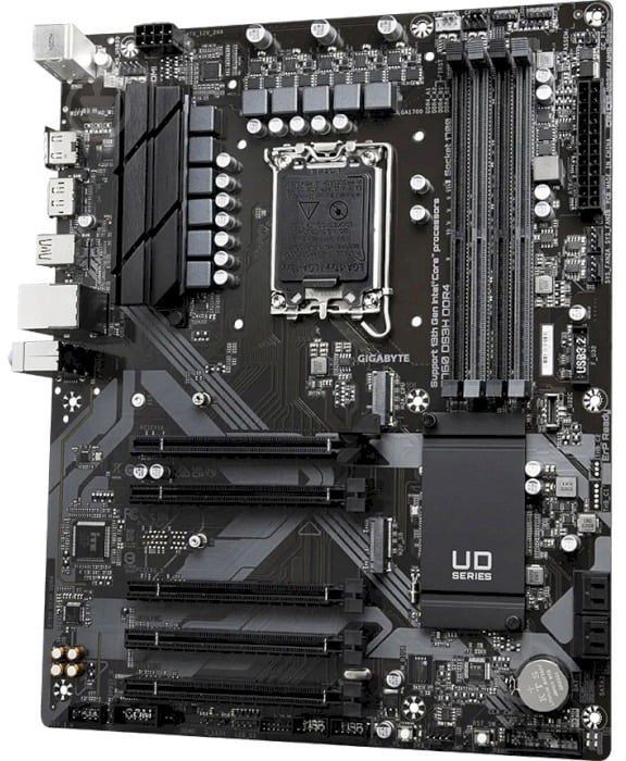 Материнська плата Gigabyte B760 DS3H DDR4 (LGA1700, Intel B760, ATX) - фото 2 Материнська плата Gigabyte B760 DS3H DDR4 (LGA1700, Intel B760, ATX) - фото 2