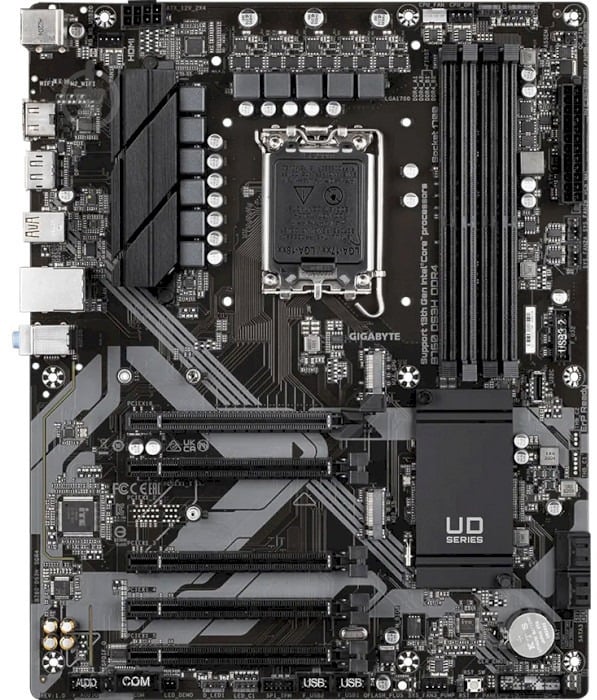 Материнська плата Gigabyte B760 DS3H DDR4 (LGA1700, Intel B760, ATX) - фото 5 Материнська плата Gigabyte B760 DS3H DDR4 (LGA1700, Intel B760, ATX) - фото 5