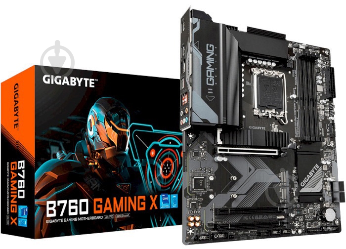 Материнская плата Gigabyte B760 GAMING X (Socket 1700, Intel B760, ATX) - фото 1